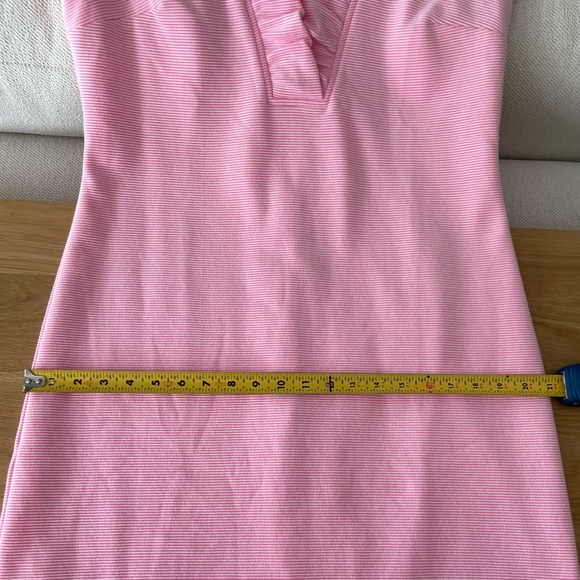 RARE👚Lilly Pulitzer Tisbury Shift Dress in Prosecco Pink🌸Lucky Catch Stripe😍 - Picture 14 of 15